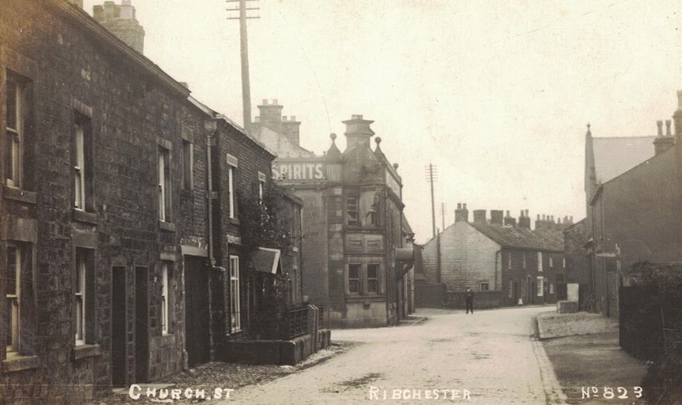 Church Street, Black Bull on the left